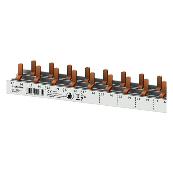 Siemens Stiftsammelschiene 10mm2 1p/N 1.000mm für AFDD-LS 5ST3774-0