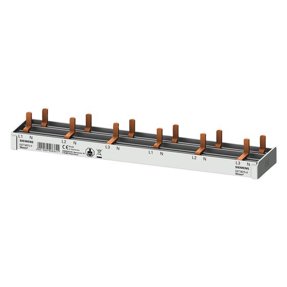 Siemens Stiftsammelschiene 10mm2 3p/N für 6x AFDD und 6x 1p FI/LS 12TE 5ST3675-0