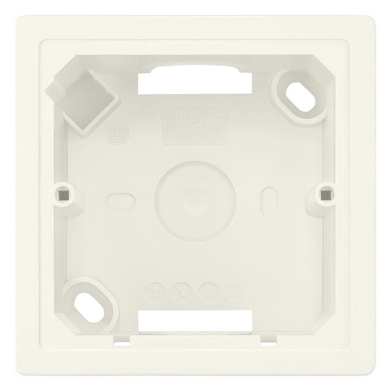 Siemens DELTA line/Style Aufputzgehäuse 1-fach Titanweiß 84x84x42,5mm IP20 5TG2901