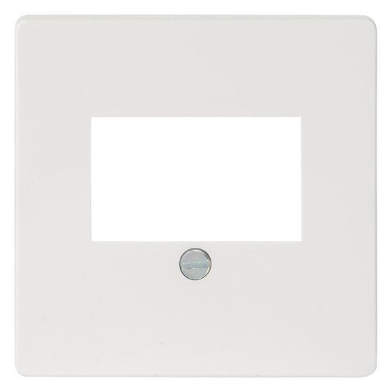 Siemens Abdeckplatte DELTA i-system für TAE Lautsprecher und USB 55x55mm Titanweiß IP20 5TG2563-2