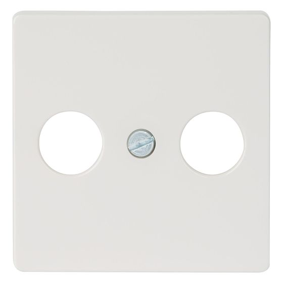 Siemens Antennen-Abdeckplatte DELTA i-system 2-Loch Titanweiß 55x55mm IP20 5TG2561