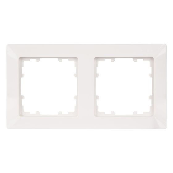 Siemens DELTA line Rahmen 2fach 151x80mm Titanweiß IP20 Thermoplast 5TG25520