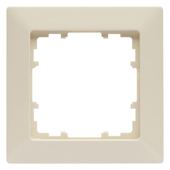 Siemens DELTA line Rahmen 1fach 80x80mm Elektroweiß 5TG25810