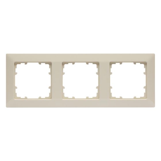 Siemens Rahmen 3fach elektroweiß 222x80mm für waagerechte und senkrechte Anordnung 5TG2583-0