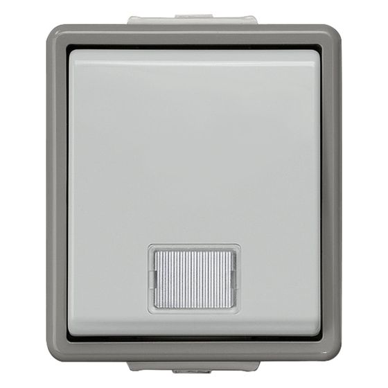 Siemens Aufputz-Taster nach Arbeitsstättenverordnung 75 mm x 66 mm x 54 mm/ IP44/1 Stk.