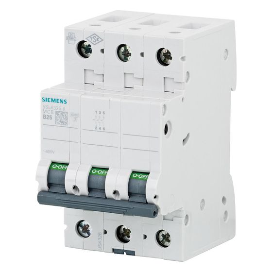 Siemens Leitungsschutzschalter 5SL6316-6 3-polig B 16A 6kA 400V