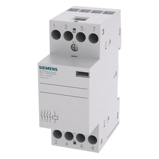 Siemens Installationsschütz 3 Schließer 1 Öffner 25A 400V 2 Teilungseinheiten 5TT5031-0