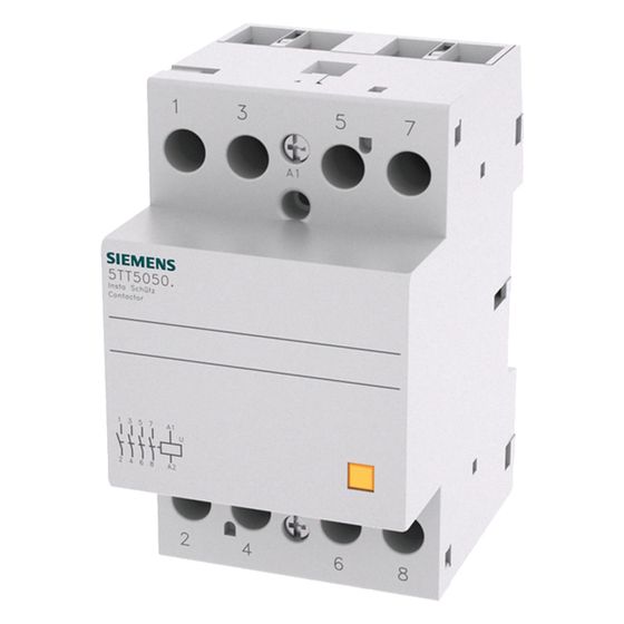 Siemens INSTA Schütz 5TT50500 4 Schließer 63A 400V Steuerspannung 230V AC/DC 3 TE