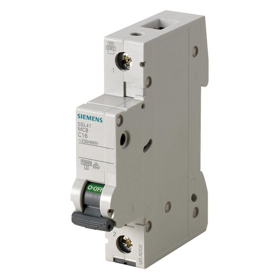 Siemens Leitungsschutzschalter 5SL4 1-polig C16A 10kA 1TE 5SL4116-7