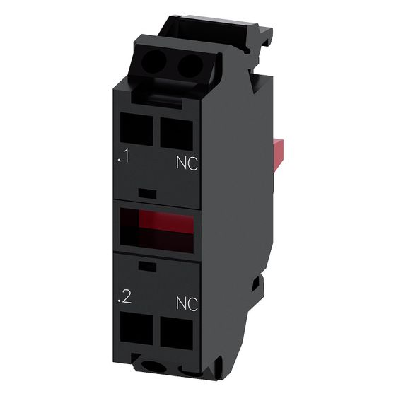 Siemens Kontaktmodul 3SU1400-1AA10-3CA0 mit 1 Öffner Federzuganschluss Frontbefestigung