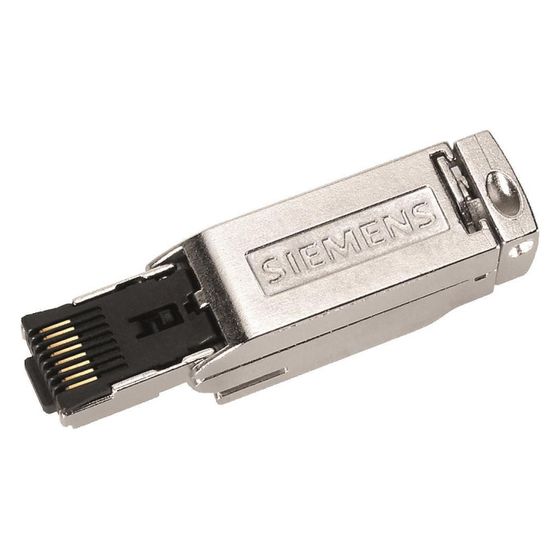 Siemens RJ45 Steckverbinder IE FC Plug 180 4x2 Metallgehäuse IP20 13,7x16x55mm 6GK19011BB112AA0