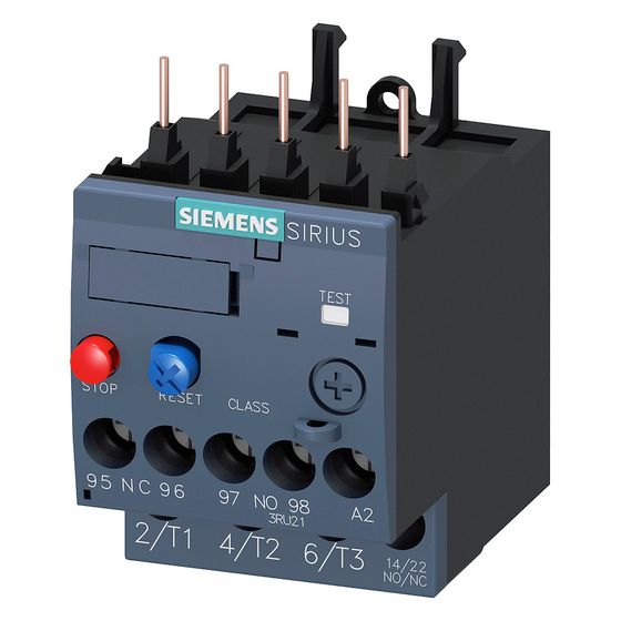 Siemens Überlastrelais 3RU2116-1BB0 1,4-2A CLASS 10 Baugröße S00 mit Hand- und Automatik-Reset