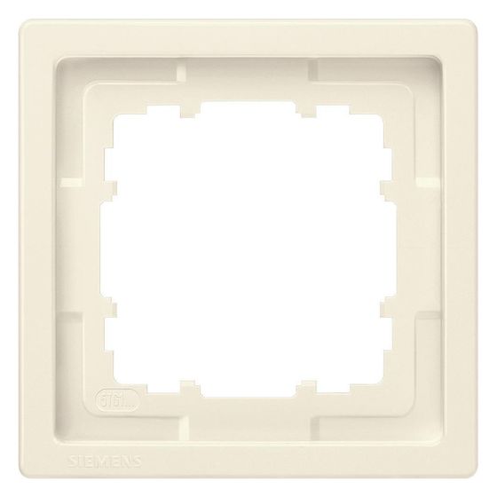 Siemens DELTA style Rahmen 1-fach 82x82mm Titanweiß 5TG1321