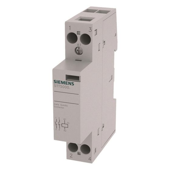 Siemens INSTA-Schütz 2 Schließer 20A 230V AC 1 TE IP20 70mm Einbautiefe 5TT50000