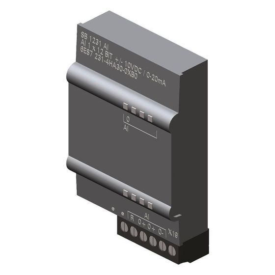 Siemens SIMATIC S7-1200 Analogeingabe SB 1231 1 AI 10V DC 11 Bit 38x62x21mm 6ES72314HA300XB0