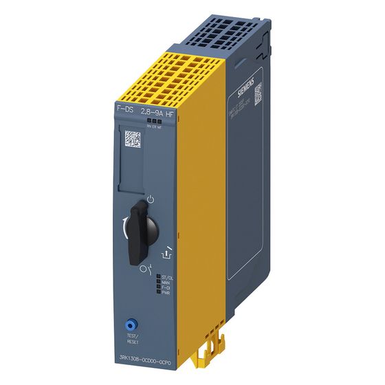 Siemens Direktstarter ET 200SP 3RK1308-0CD00-0CP0 2,8-9A 3,59kW IP20 142x30x150mm