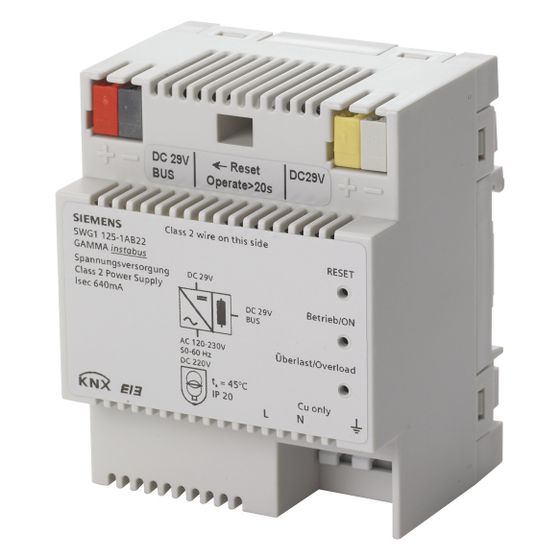 Siemens Spannungsversorgung 640mA 4TE mit LED-Anzeige 5WG11251AB22