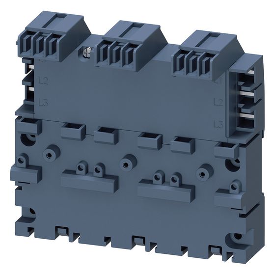 Siemens 3-Phasen-Sammelschiene SIRIUS für 3 Leistungsschalter Baugröße S00/S0 inkl. Erweiterungsstecker 3RV2917-4B