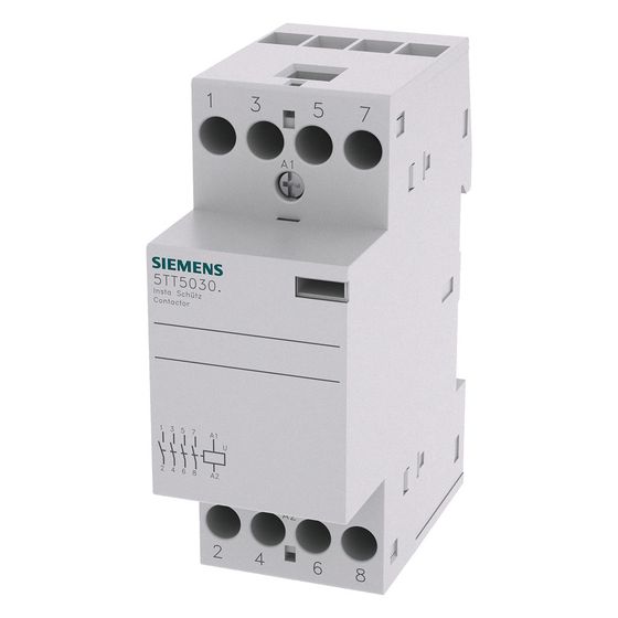 Siemens Insta-Schütz 5TT5030-2 4 Schließer 25A 24V AC/DC 2TE IP20 70mm Einbautiefe