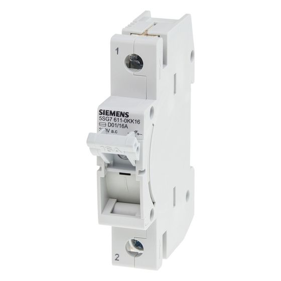 Siemens MINIZED-Sicherungslasttrenner D01 16A 230V 1-polig für NEOZED-Sicherungseinsatz 5SG7611-0KK16