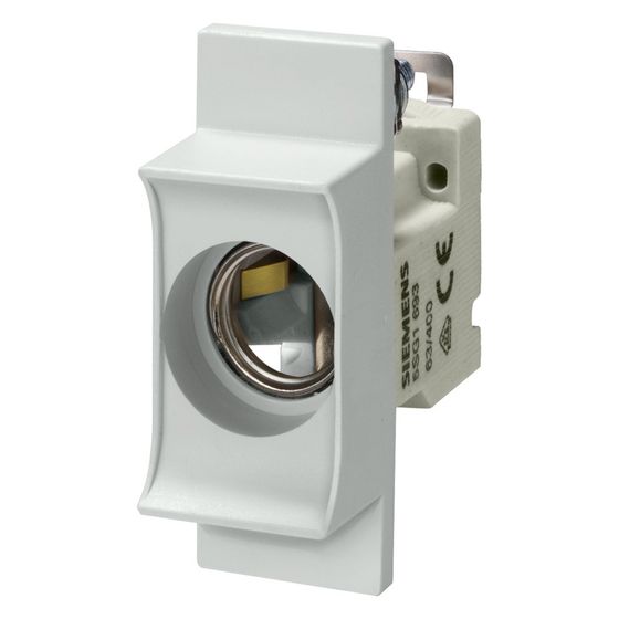 Siemens NEOZED-Sicherungssockel D02 63A 1-polig mit Berührungsschutz für DIN-Schiene 400V 5SG1653