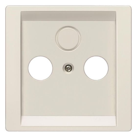 Siemens DELTA style Antennen-Zentralplatte 68x68mm Titanweiß 5TG1338