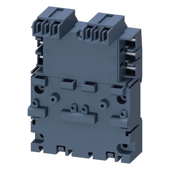 Siemens 3-Phasen-Sammelschiene SIRIUS inkl. Erweiterungsstecker für 2 Leistungsschalter Baugröße S00/S0 3RV2917-4A