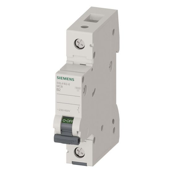 Siemens Leitungsschutzschalter 5SL4 1-polig B 2A 10kA 1TE 70mm 5SL41026