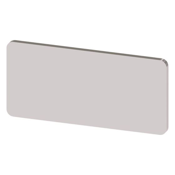 Siemens Bezeichnungsschild rechteckig 27x12,5mm Silber ohne Aufdruck 3SU1900-0AC81-0AA0