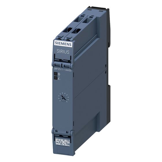 Siemens SIRIUS Zeitrelais 3RP2511-1AW30 ansprechverzögert 1 Wechsler 0,5-10s 12-240V AC/DC 17,5mm
