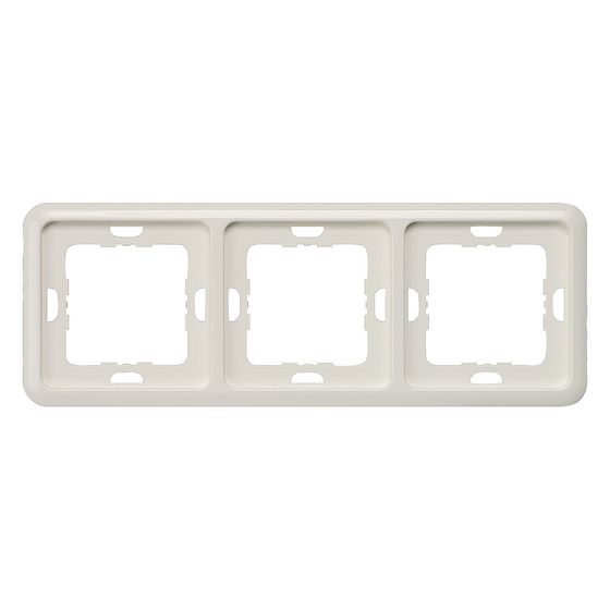 Siemens Rahmen 3-fach DELTA profil Titanweiß 222x80mm 5TG1813