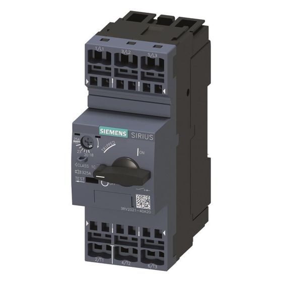 Siemens Motorschutzschalter 3RV20214DA20 18-25A Federzuganschluss IP20 119x45x97mm 3RV20214DA20