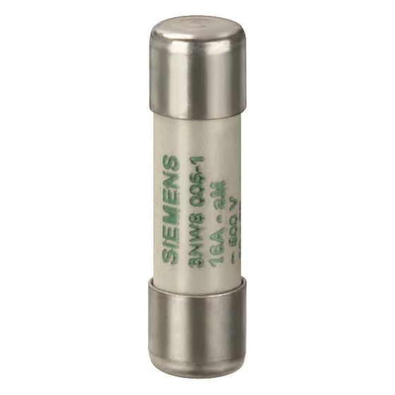 Siemens Zylindersicherung 3NW80011, 10x38mm, 6A, 500V, aM
