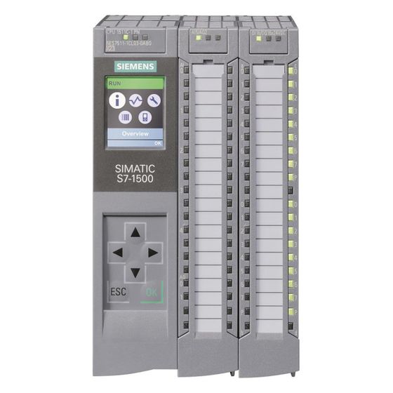 Siemens SIMATIC S7-1500 CPU 1511C-1 PN Kompakt-CPU 16DI/16DO/5AI/2AO 85x147x129mm 6ES7511-1CK01-0AB0