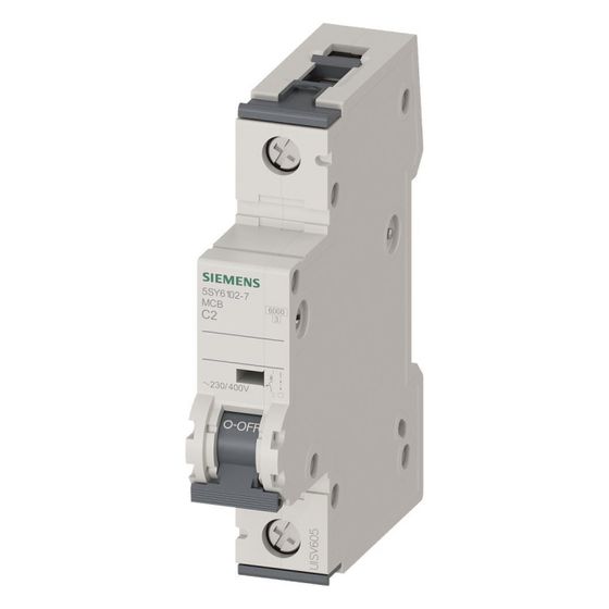 Siemens Leitungsschutzschalter 5SY6102-7 1-polig C 2A 6kA 230/400V
