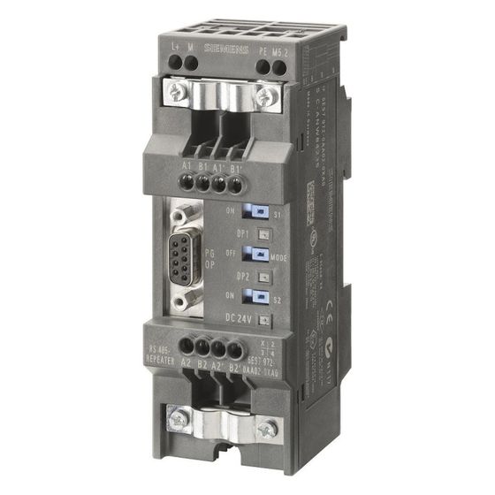Siemens SIMATIC DP RS485 Repeater mit Potentialtrennung 128x45x59,3mm IP20 20,4-28,8V DC