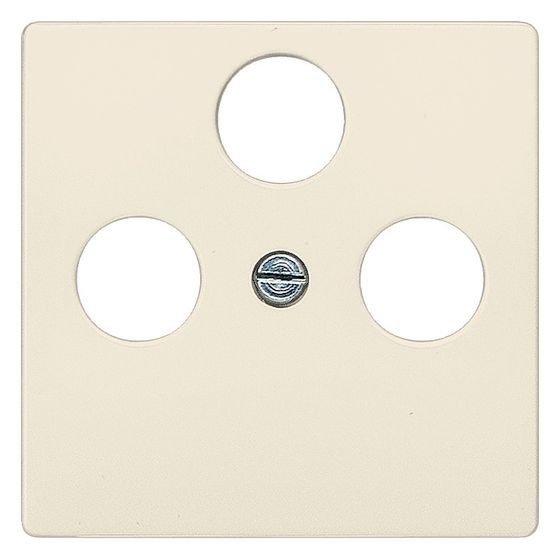 Siemens DELTA i-system Abdeckplatte TV/RF/SAT 3-Loch 55x55mm Elektroweiß 5TG2528-2