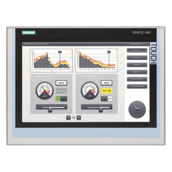 Siemens SIPLUS HMI TP1500 Comfort 15,4 Zoll TFT Resistiv-Touch IP65 415x310x75mm 6AG1124-0QC02-4AX1