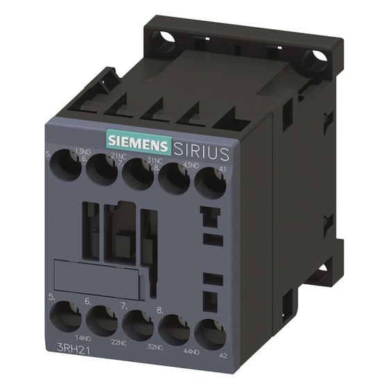 Siemens Hilfsschütz 3RH2122-1AP00 2S+2Ö 230V AC Baugröße S00 Schraubanschluss 57,5x45x73mm