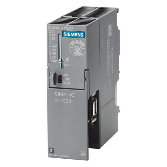 Siemens SIMATIC S7-300 CPU317F-2 PN/DP Zentralbaugruppe 1,5 Mbyte 40x125x130mm 6ES73172FK140AB0