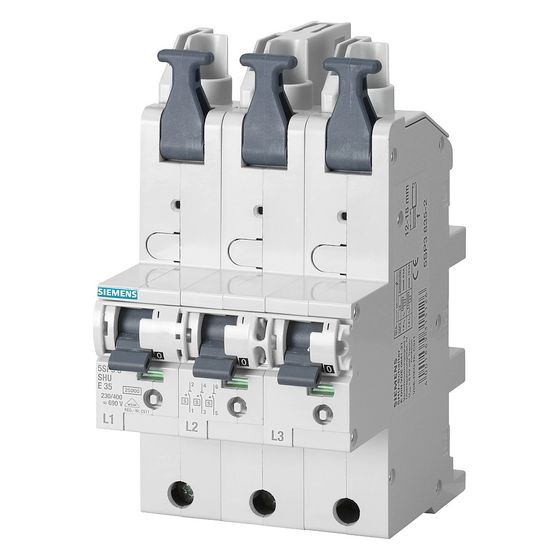 Siemens Hauptleitungsschutzschalter 5SP3835-2 3-polig 35A 400V E-Charakteristik Sammelschiene