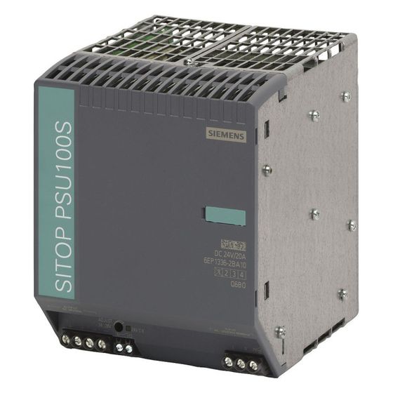 Siemens SITOP PSU100S Stromversorgung 24V 20A 480W 1-phasig IP20 145x115x150mm 6EP13362BA10