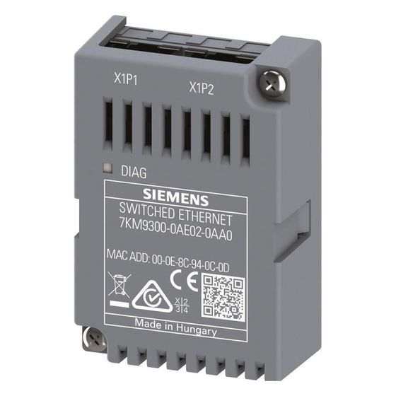 Siemens Erweiterungsmodul Switched Ethernet PROFINET für 7KM PAC3220/4220 18x90x73mm 7KM9300-0AE02-0AA0