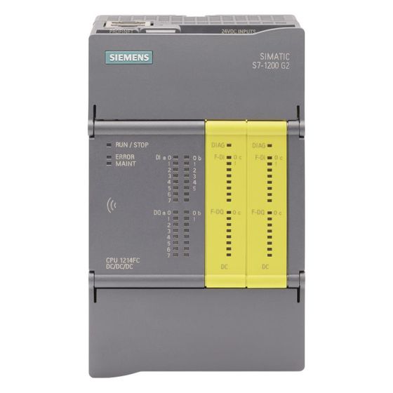 Siemens S7-1200 G2 CPU 1214FC Failsafe Kompakt 14DI/10DO DC/DC/DC 80x125x100mm 6ES7214-1AF50-0XB0