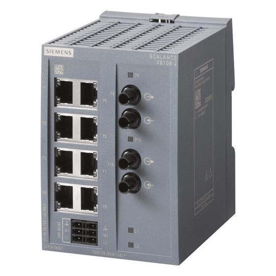 Siemens SCALANCE XB108-2 unmanaged Switch 8x 10/100 Mbit/s IP20 117x80x109mm 6GK5108-2BB00-2AB2