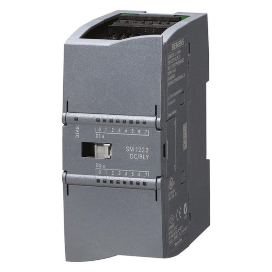 Siemens SIMATIC S7-1200 SM 1223 Digitale E/A 8DI/8DO Relais 24VDC 45x100x75mm 6ES72231PH320XB0