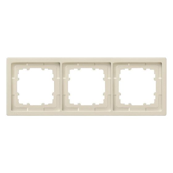 Siemens DELTA style Rahmen 3-fach Titanweiß 224x82mm 5TG1323