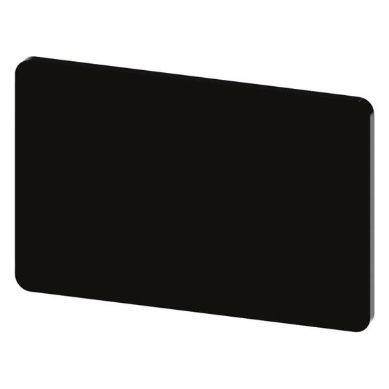 Siemens Bezeichnungsschild 17,5x27mm Schwarz ohne Aufschrift 3SU19000AD160AA0