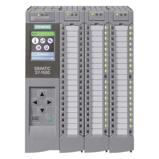 Siemens SIMATIC S7-1500 CPU 1512C-1 PN Kompakt-CPU 32DI/32DO/5AI/2AO 110x147x129mm 6ES7512-1CK01-0AB0