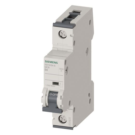 Siemens Leitungsschutzschalter 5SY4104-6 1-polig B 4A 10kA 230/400V
